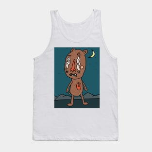 bear at night Tank Top